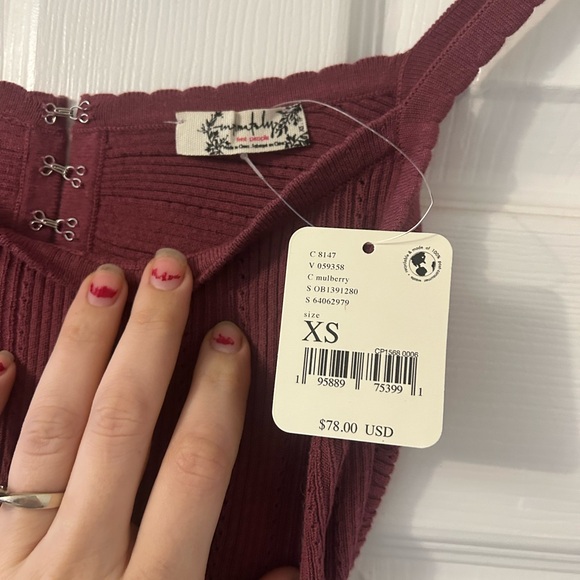 Intimately Free People Ribbed Peekaboo Back Mini Dress - Picture 2 of 5